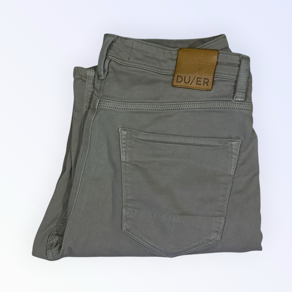 DU/ER Duer Mens Pants N2X Slim Fit Perfomance Chino Size 32 X 30 CAPPUCCINO